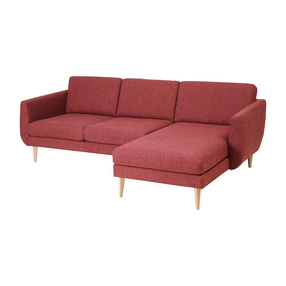 Угловой диван Смедсторп red ИКЕА (IKEA) изображение товара