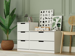 Комод Нордли 14 white ИКЕА (IKEA) в Москве