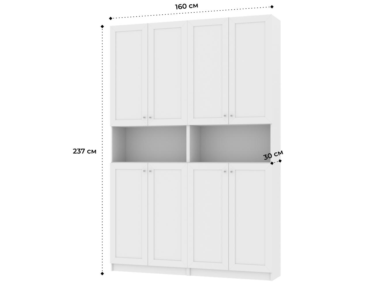 Изображение товара Книжный шкаф Билли 351 white ИКЕА (IKEA), 160x30x237 см на сайте adeta.ru