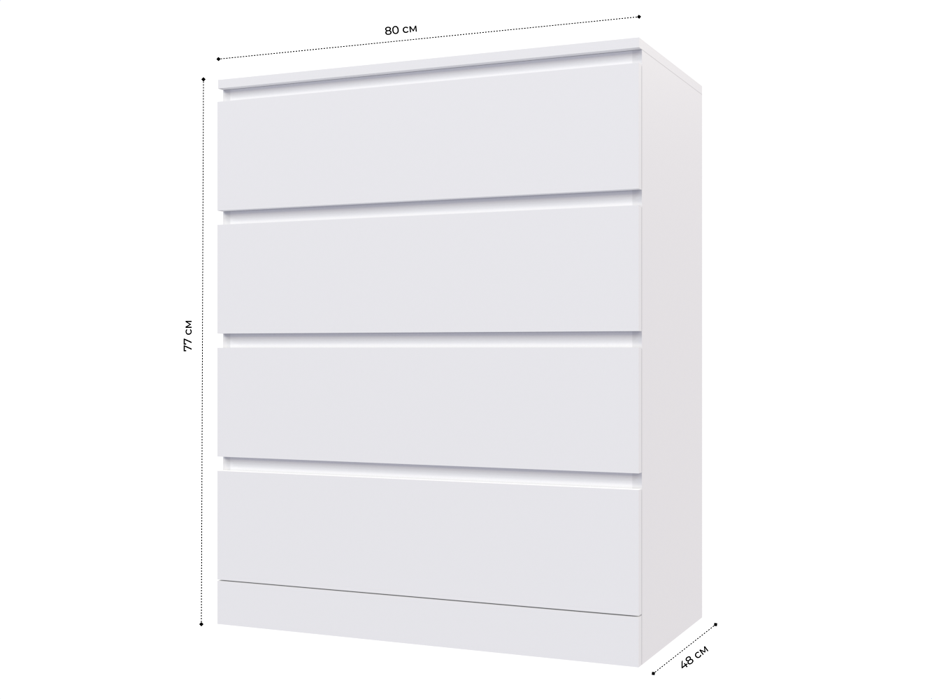 Комод Мальм 1 white ИКЕА (IKEA) изображение товара