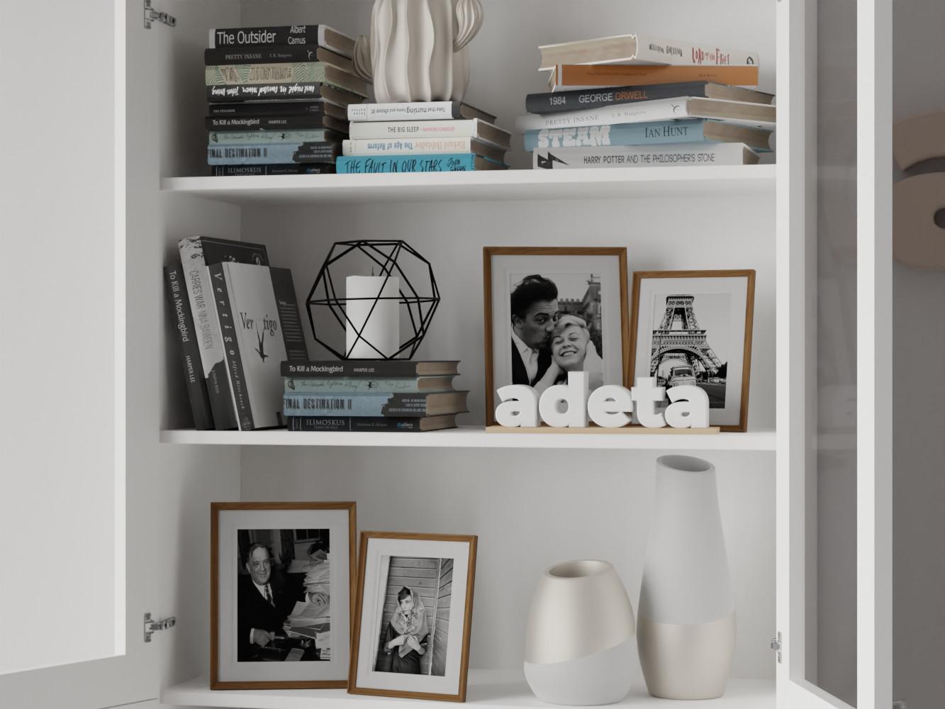 Изображение товара Книжный шкаф Билли 334 white ИКЕА (IKEA), 80x30x202 см на сайте adeta.ru