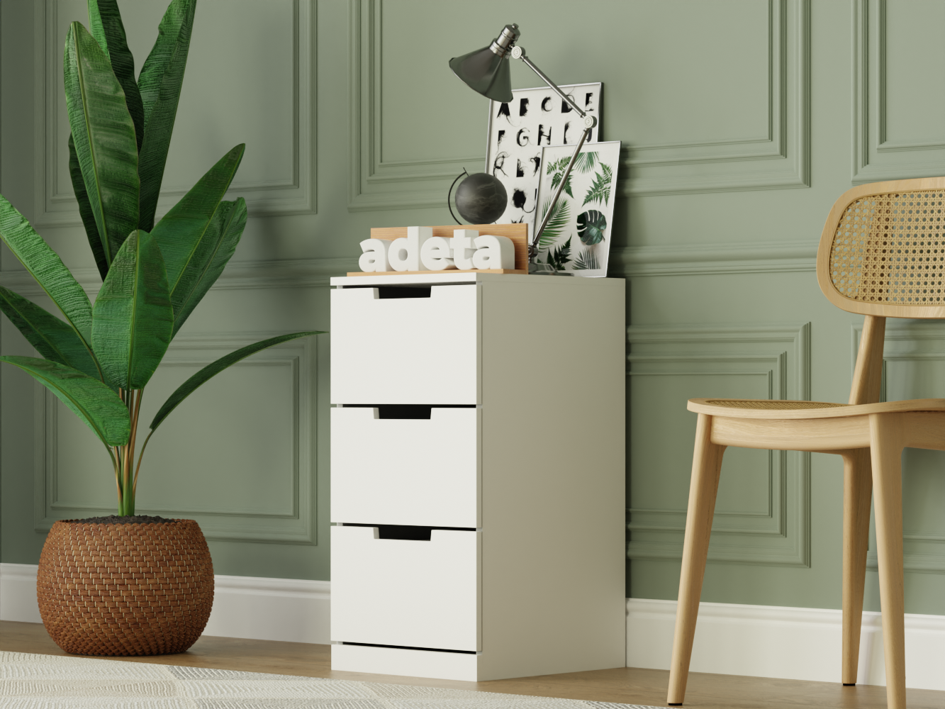 Комод Нордли 26 white ИКЕА (IKEA) изображение товара