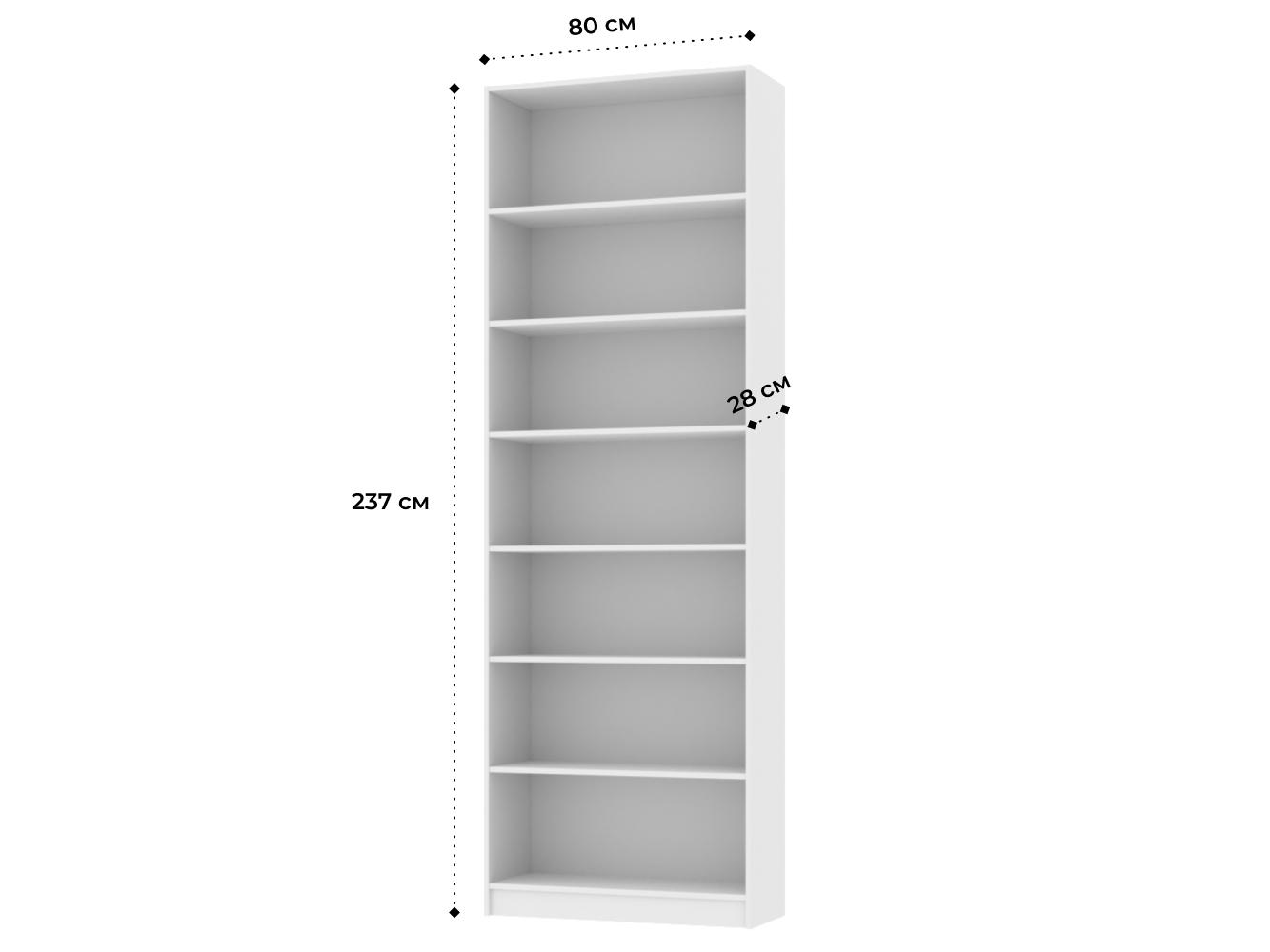 Изображение товара Стеллаж Билли 118 white ИКЕА (IKEA), 80x28x237 см на сайте adeta.ru