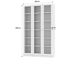 Изображение товара Книжный шкаф Билли 340 white ИКЕА (IKEA) на сайте adeta.ru