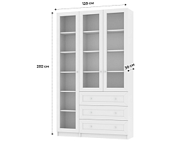 Изображение товара Книжный шкаф Билли 359 white ИКЕА (IKEA) на сайте adeta.ru